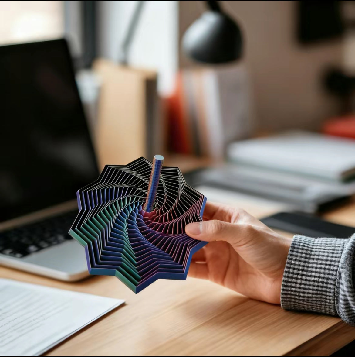 3D Printed Expanded Sensory Fidget Star. New Stress Relief