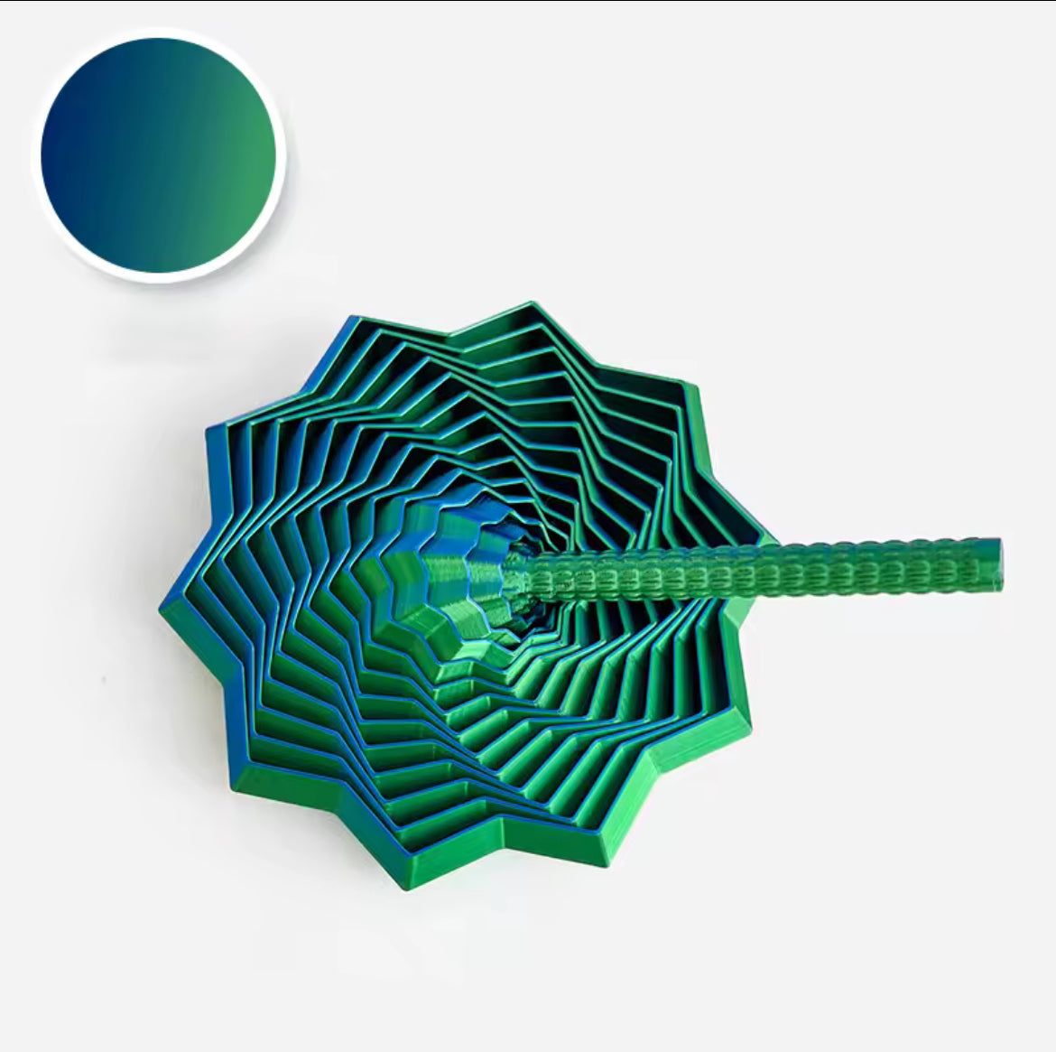 3D Printed Expanded Sensory Fidget Star. New Stress Relief