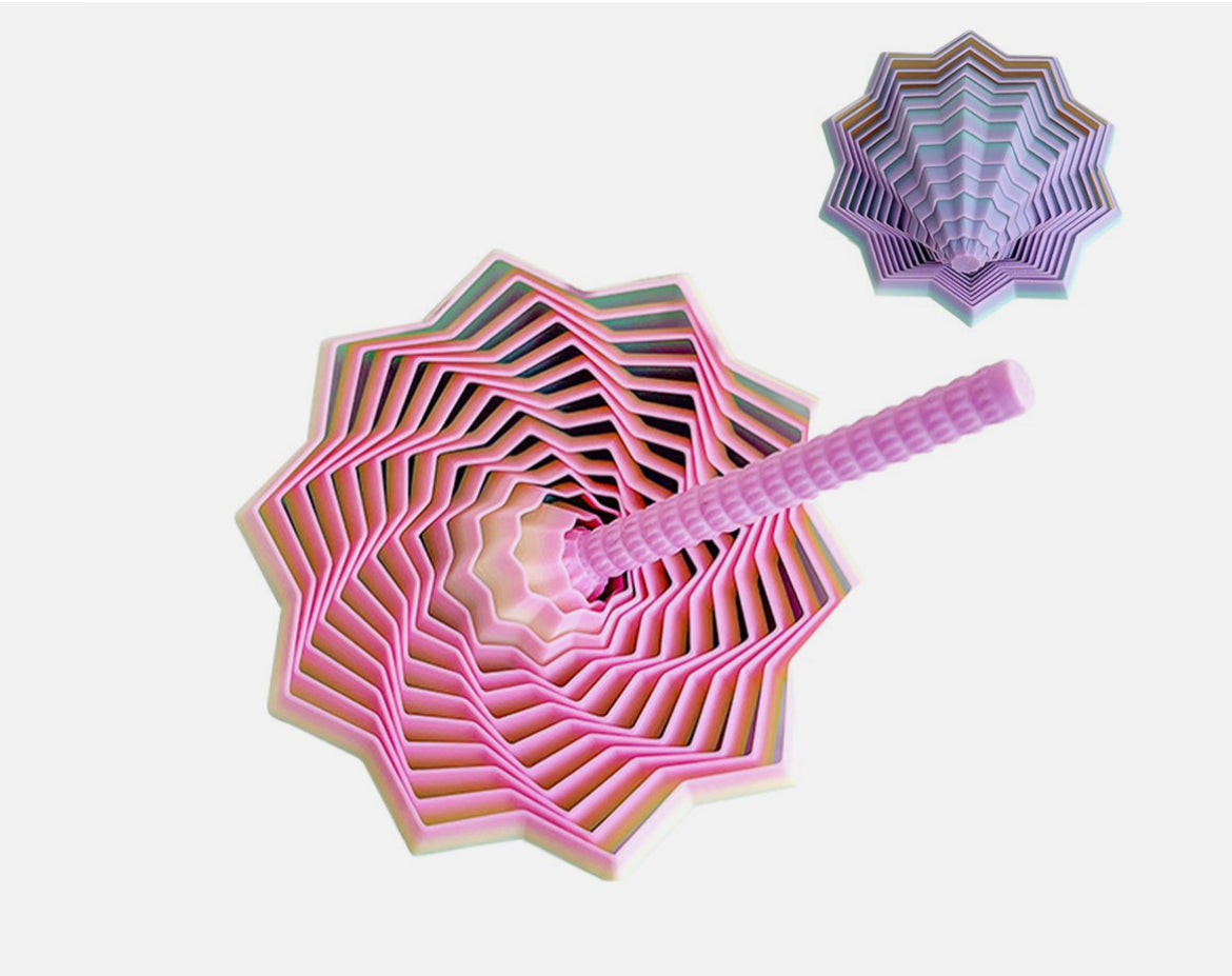 3D Printed Expanded Sensory Fidget Star. New Stress Relief